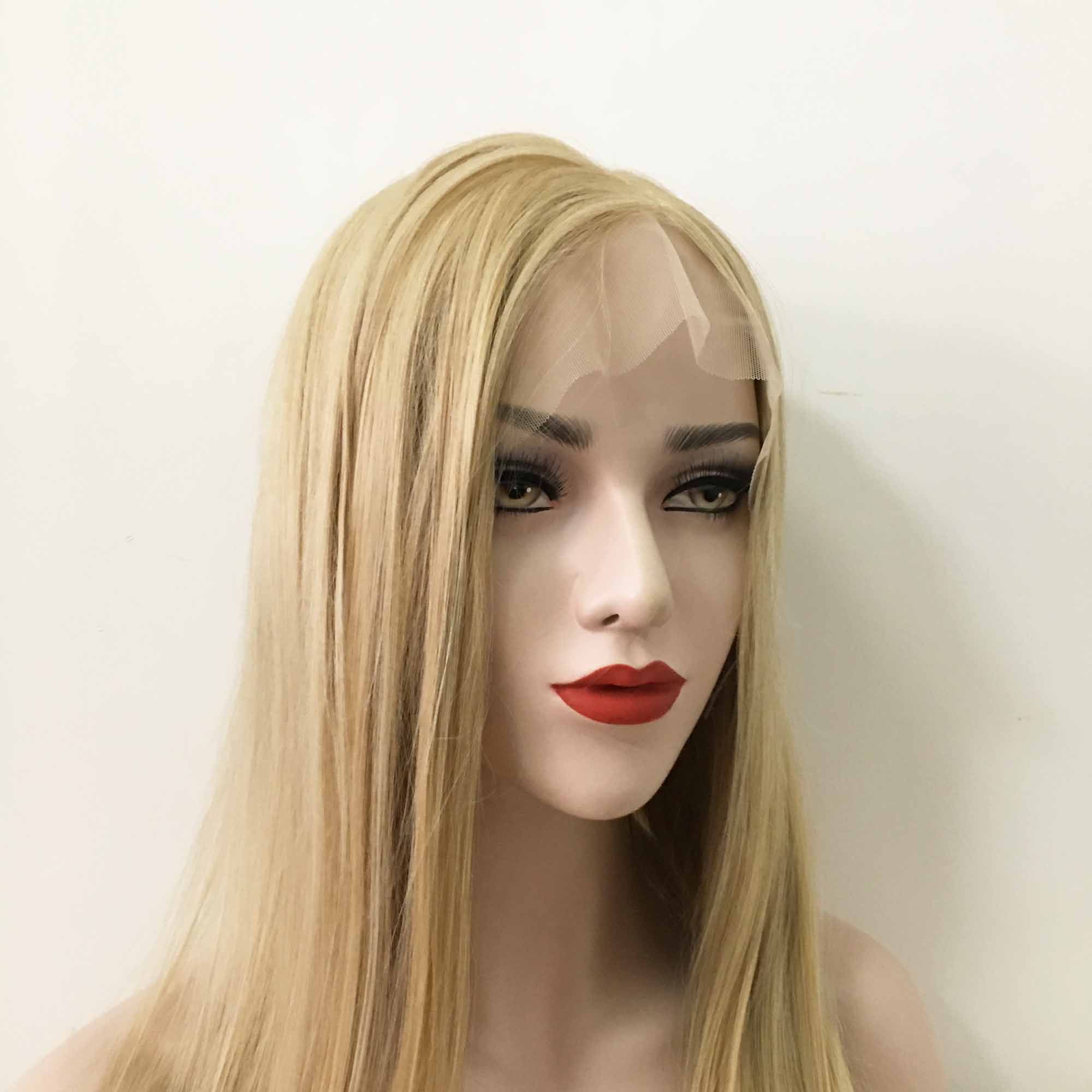 long straight side part wig