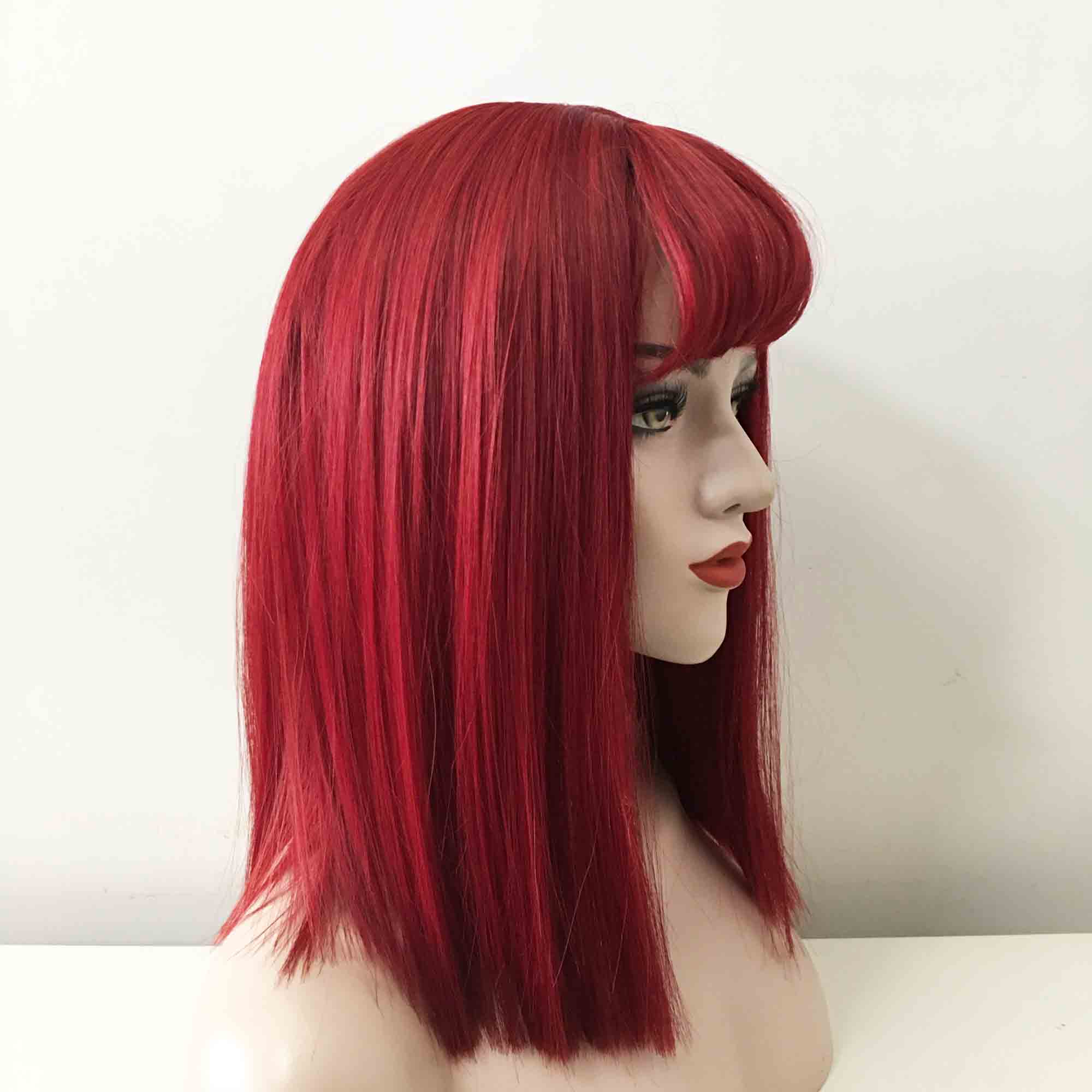 shoulder length wigs with fringe