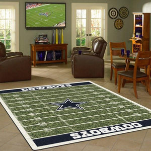 Dallas Cowboys Football Field Rug 110 Money Back Guarantee