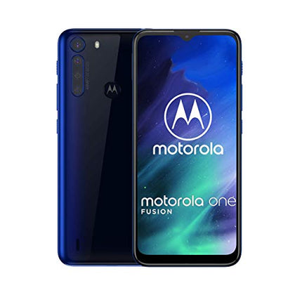 Motorola One Fusion | Unlocked | GSM only | 4/64GB | 48MP | 2020 | Deep Sapphire