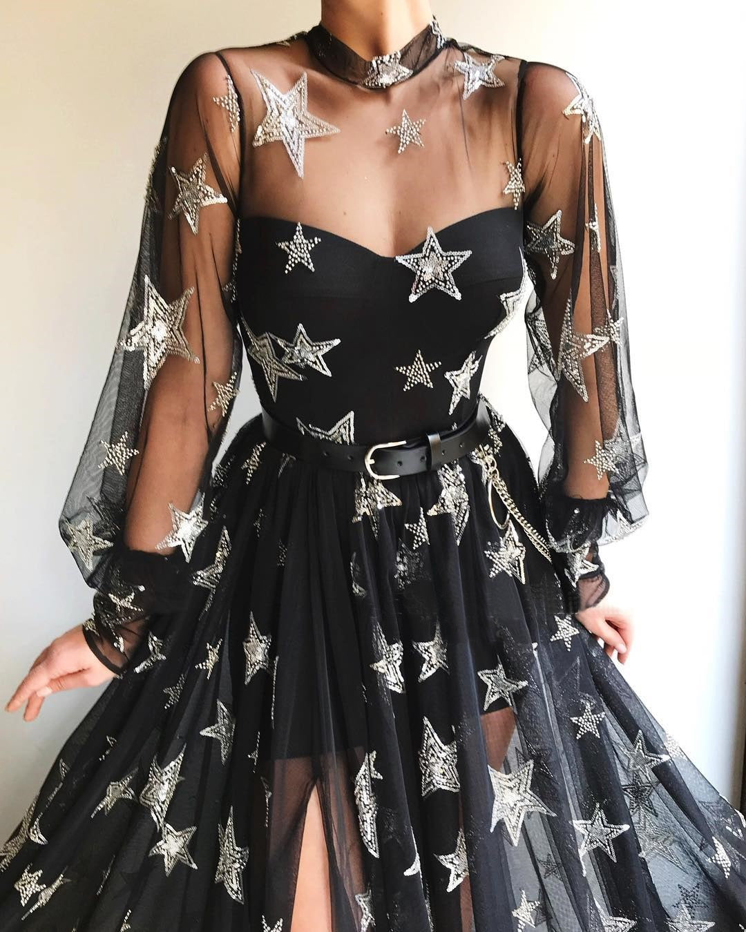 black dress unique