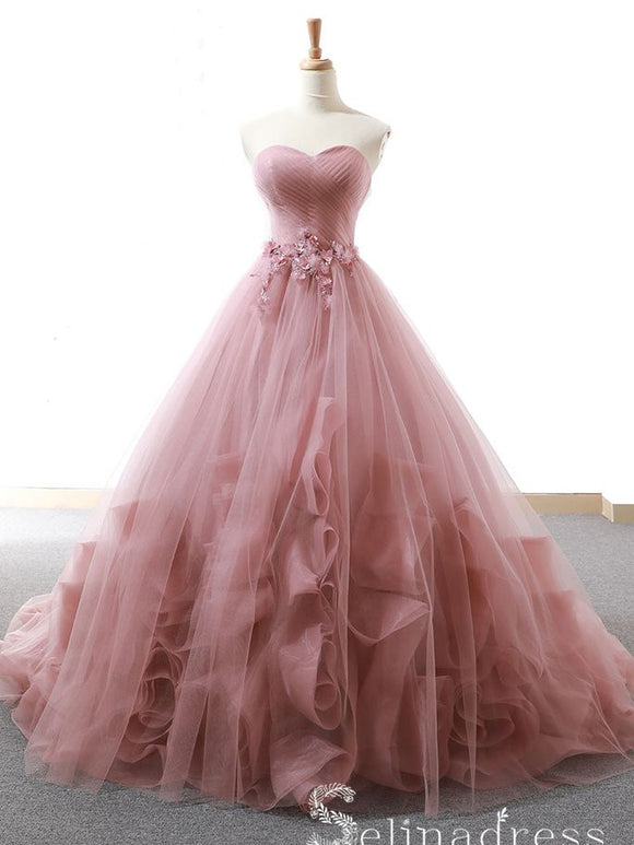 princess cut prom dress