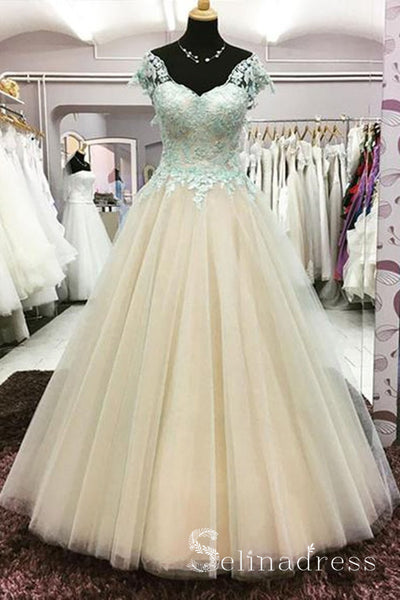 mint evening gown