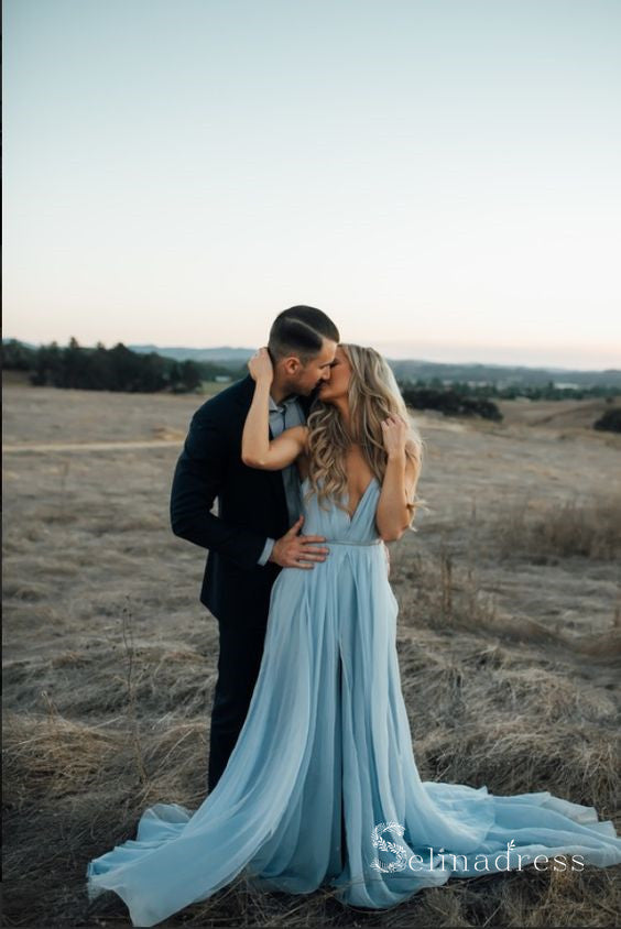 sky blue dresses for a wedding