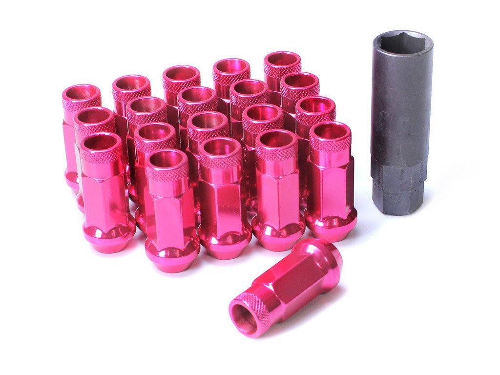 pink lug nuts