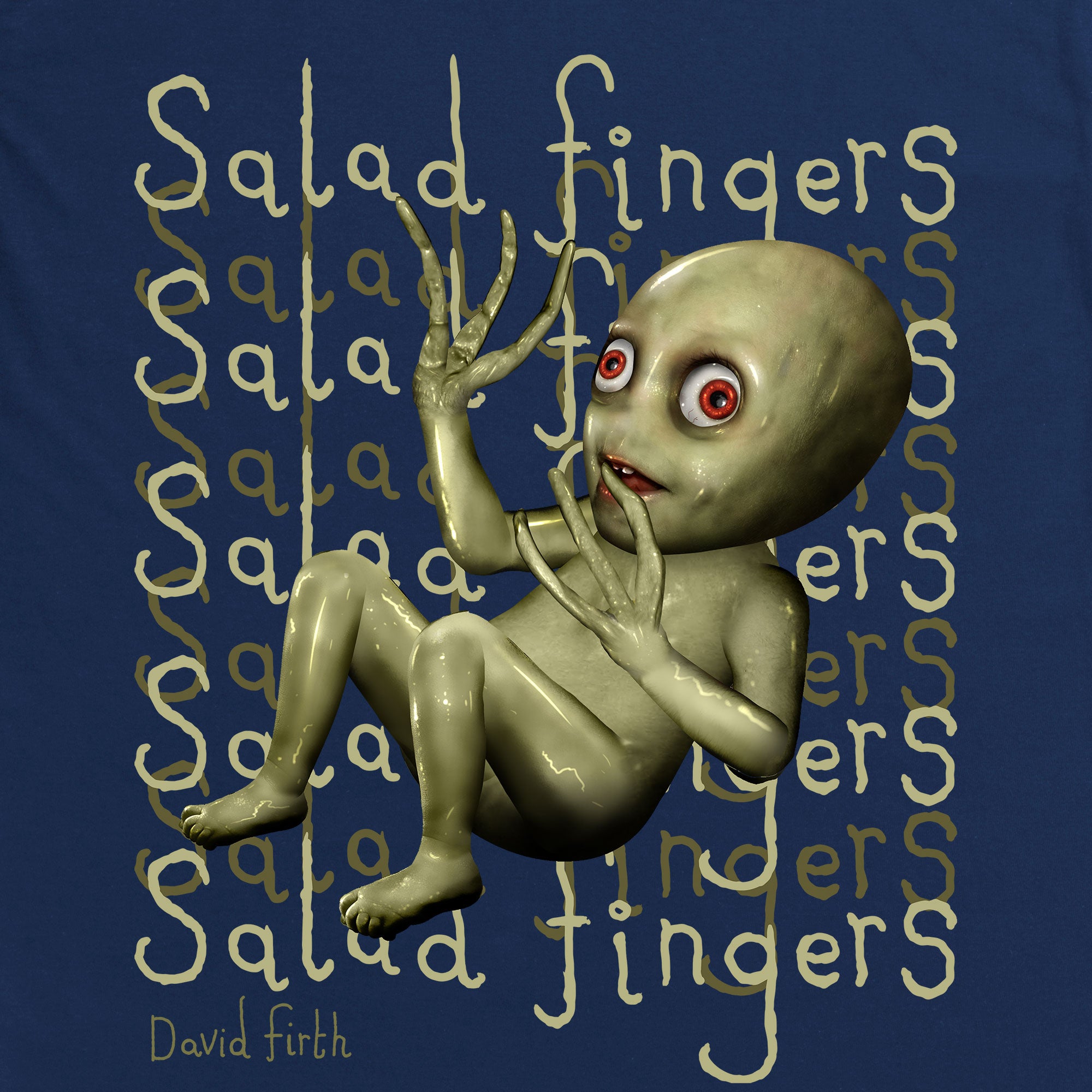 Salad Fingers Baby T Shirt Salad Fingers Shop