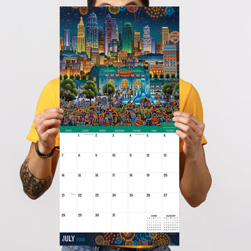 Lang 2024 Desktop Calendar 22x17 Color My World