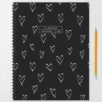 2 - 6 Month Pro – Large Daily Planner in 3 Sections – Monthly, Weekly –  Panda Planner