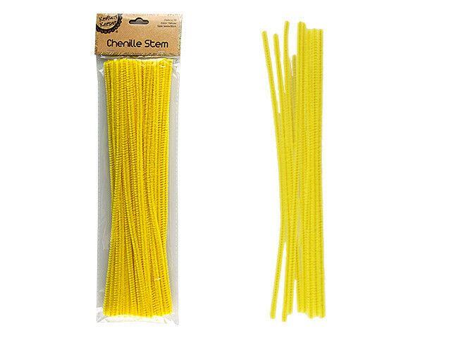 Yellow Pipe Cleaners Stencil for Classroom / Therapy Use - Great