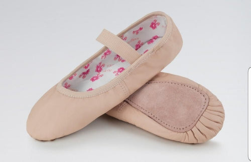 So Danca Child Leather Full Sole Ballet Slipper SD69