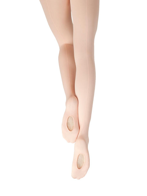 Capezio Child Seamed Professional Mesh Transition Tights