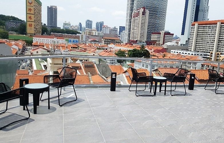 outdoor chairs in Singapore balcony