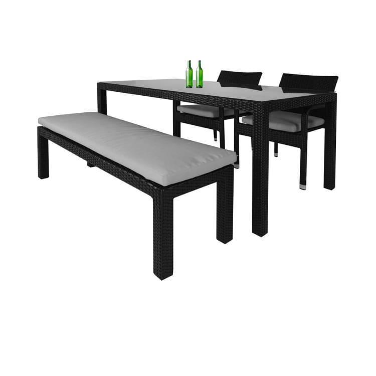 4 seater dining set with cushions