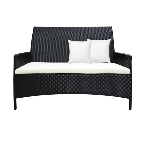 outdoor cushioned loveseat