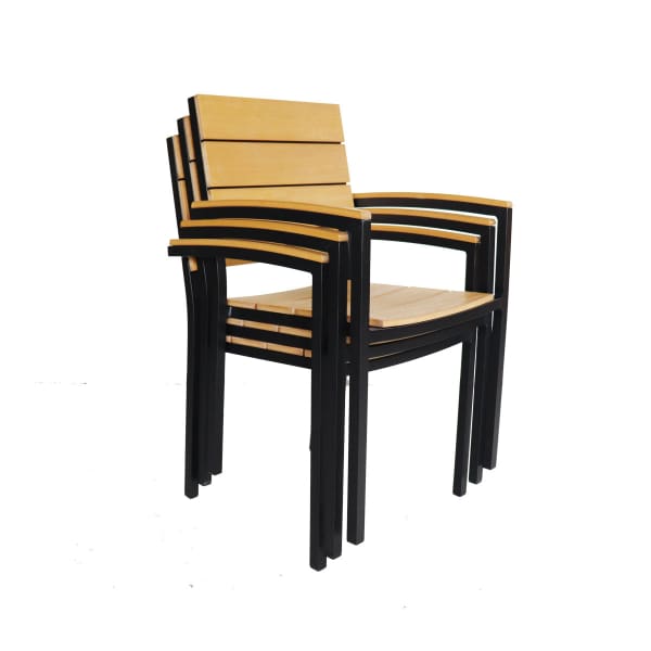 outdoor furniture stacking chairs