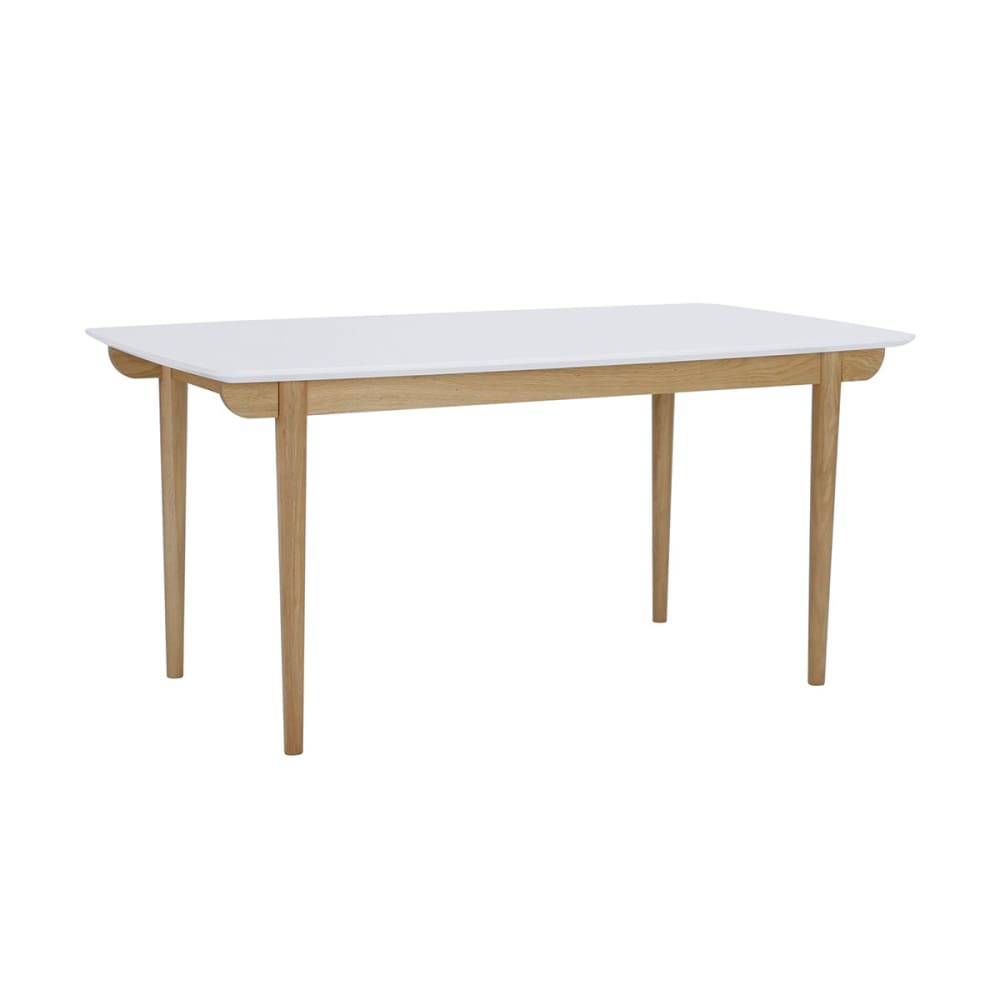 4 seater dining table white