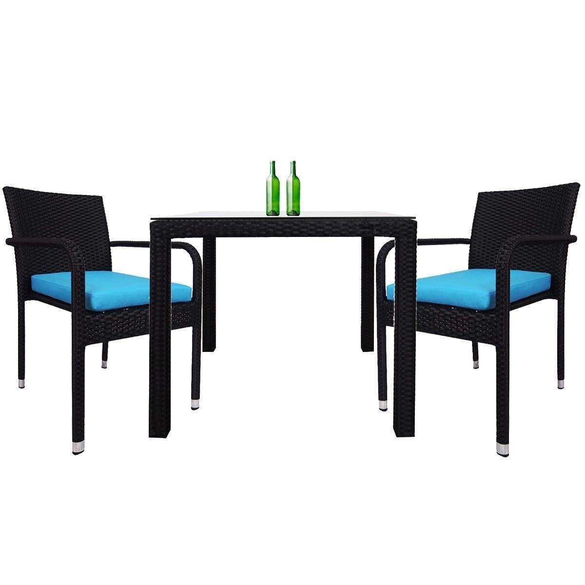 outdoor 2 chair and table set