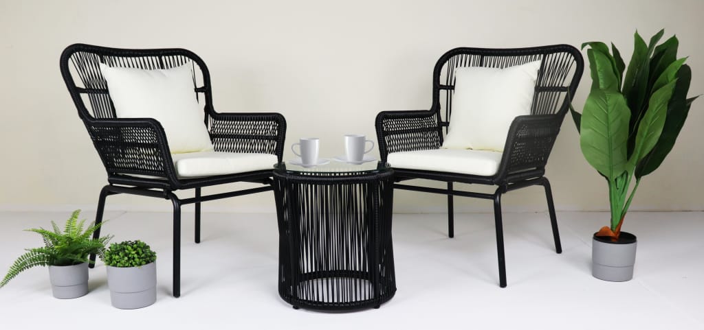 Outdoor armchair set