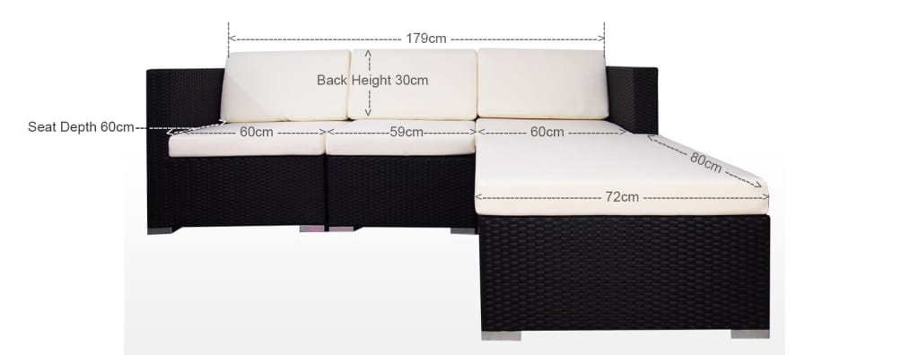 Cushion Covers + Insert for Summer Modular Sofa Set I