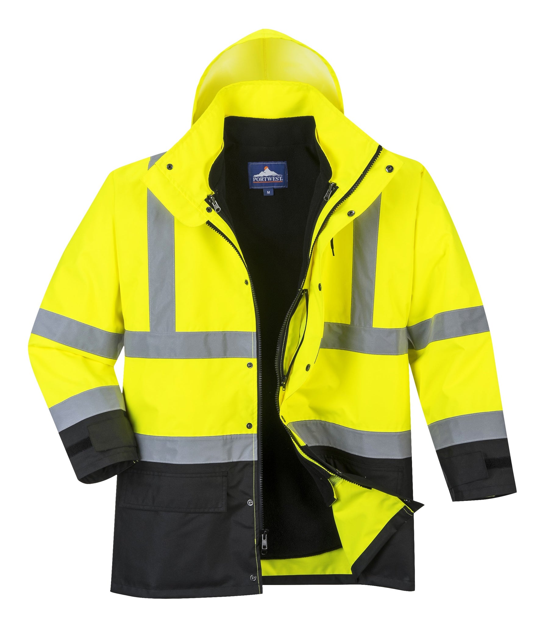 PORTWEST® Hi-Vis 5 n 1 Executive Jacket US768 – Gulf Atlantic Supply