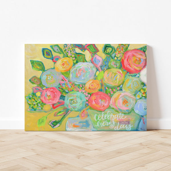 Floral Art Print: Celebrate Every Day