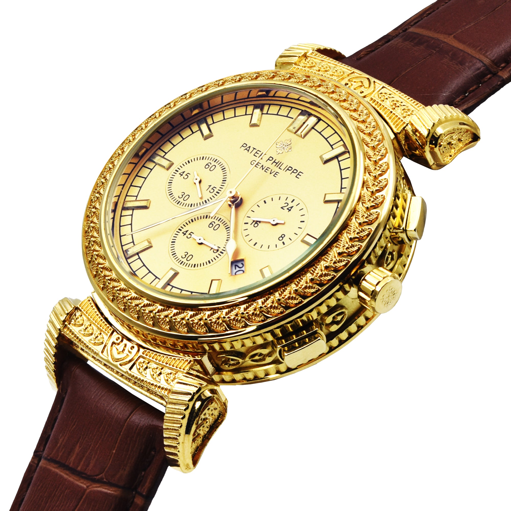 Two Side Watch Face Stylish Premium Quality Watch - PP Watch 06