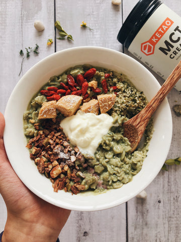 Matcha Oats with MCT