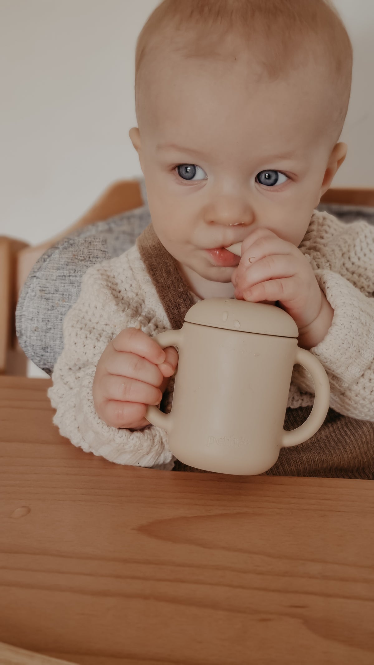 Silicone Mini Smoothie Cup With Straw