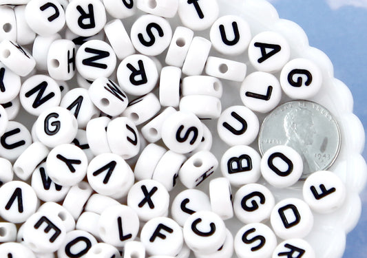 Alphabet Silicone Beads 10mm – Nimalevinti