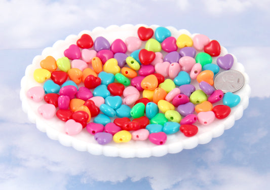 Cute Resin Beads 10mm Colorful Tapioca Jelly Candy Marble Acrylic