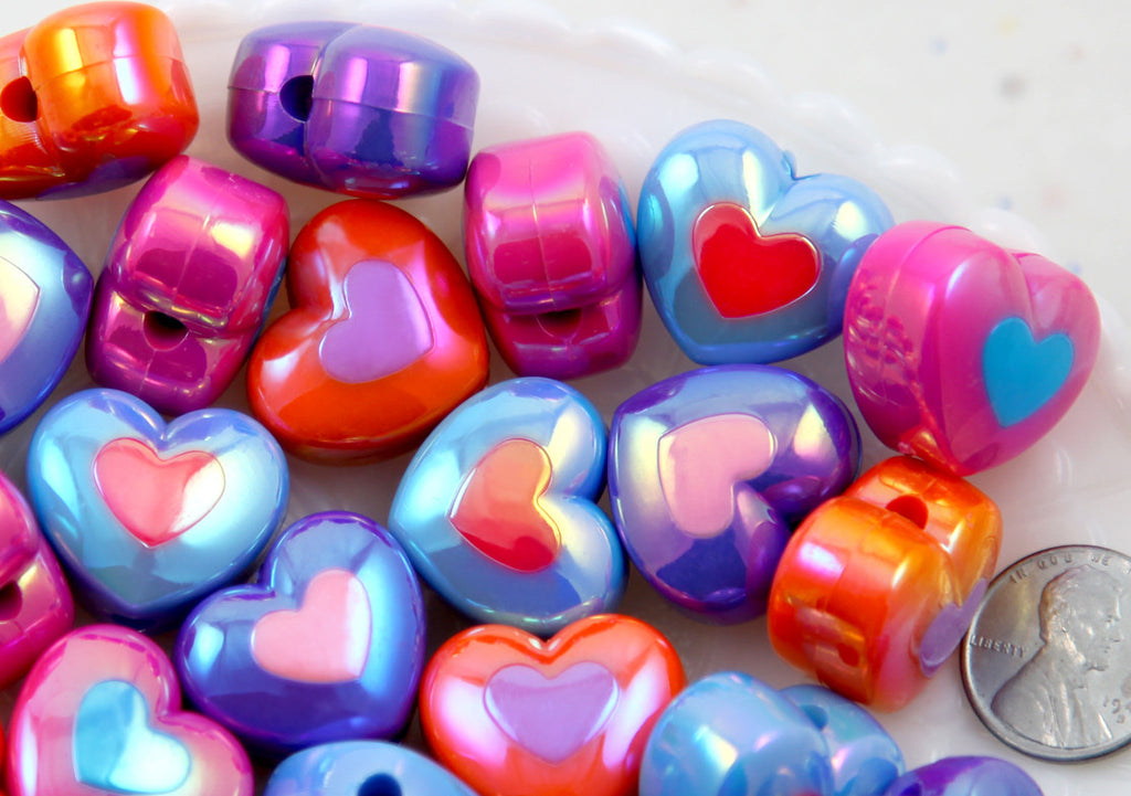 heart beads