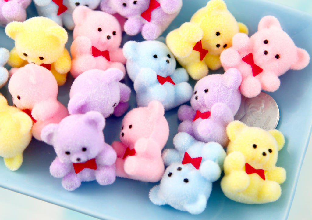 mini fuzzy teddy bears