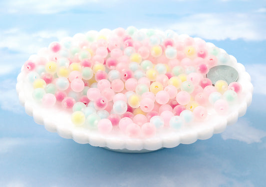 Pastel Star Beads 20mm Bright Pastel Clear Shooting Star Resin or Acrylic  Beads 20 Pc Set 