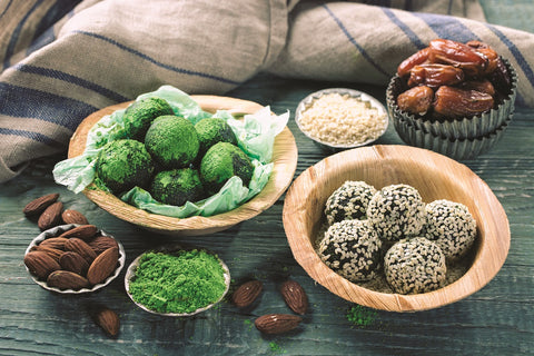 DoMatcha matcha chocolate truffle balls