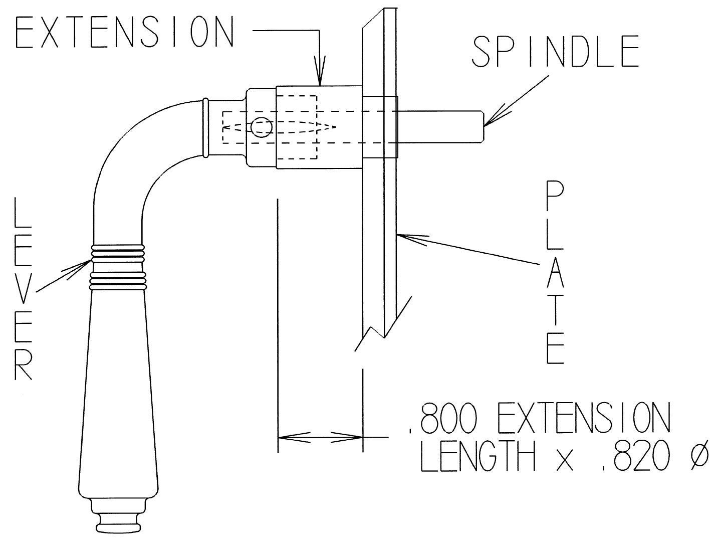 FPL Lever Extension Specs