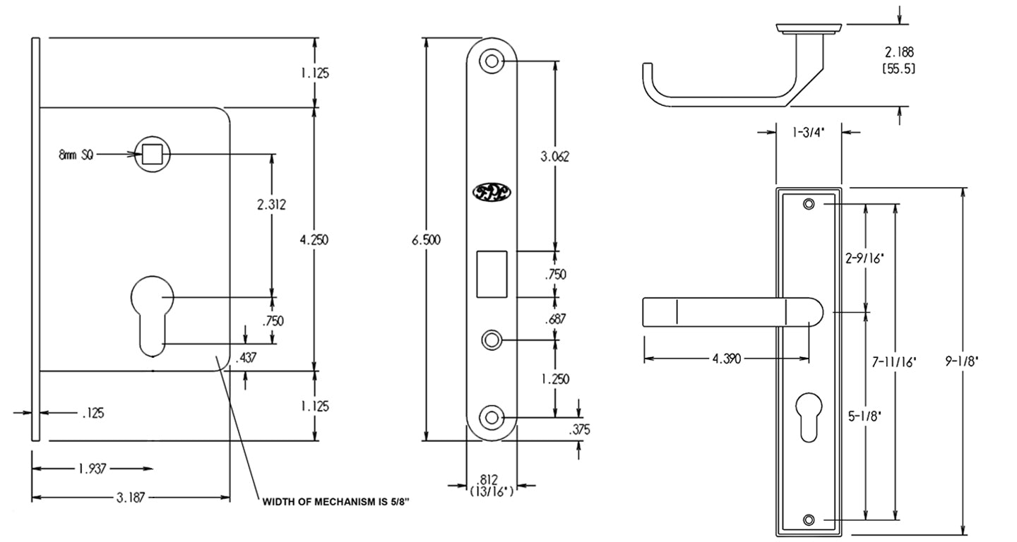 FPL Plaza Slider & 558 Lock Specs