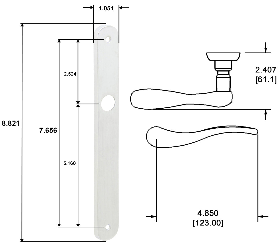 FPL Seaside Sliding Door Lock Specs