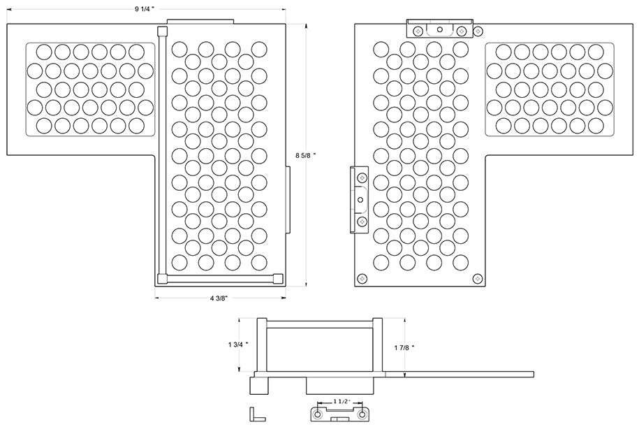 Deltana WBHDCL9 9" Heavy Duty Bathroom Basket Specs