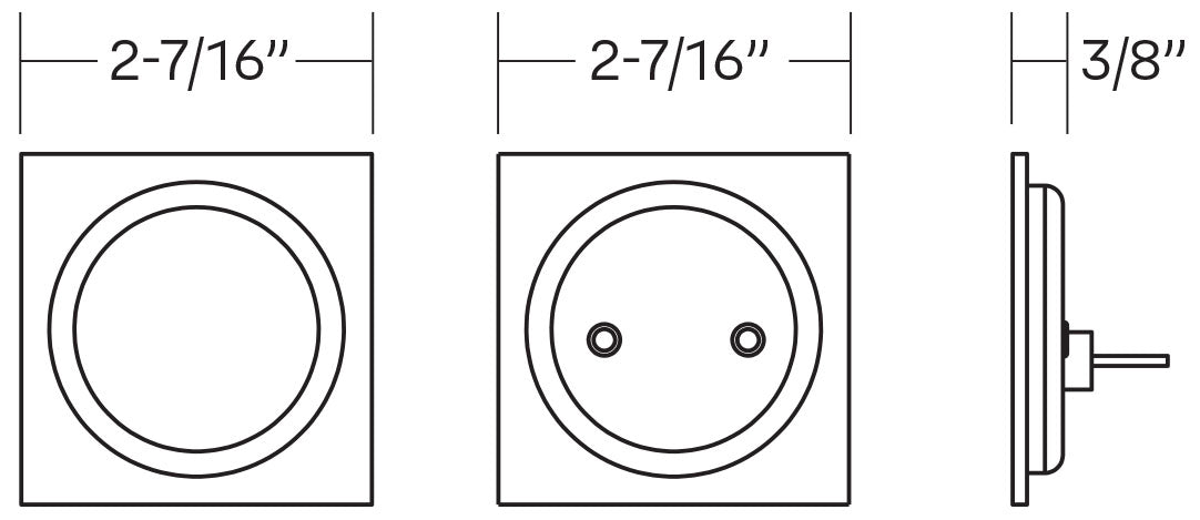 Yale Square Tubular Passage Pocket Lock Specs