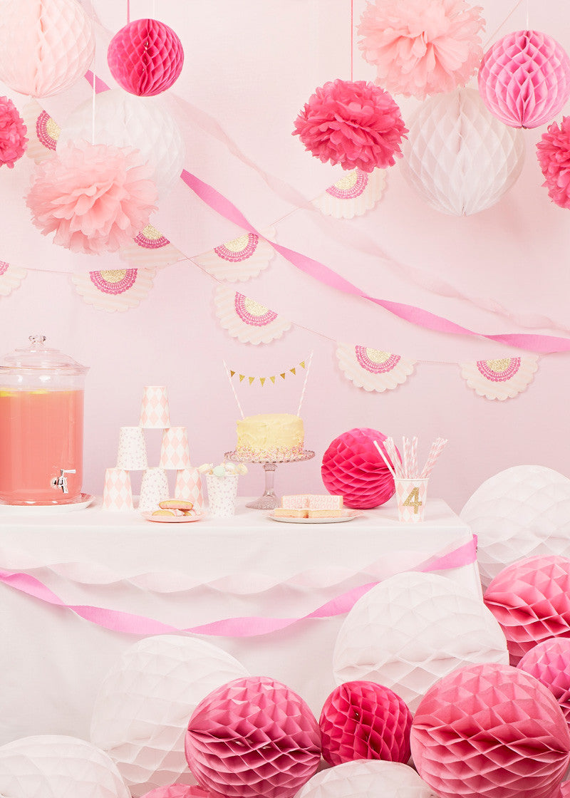 pink party decorations