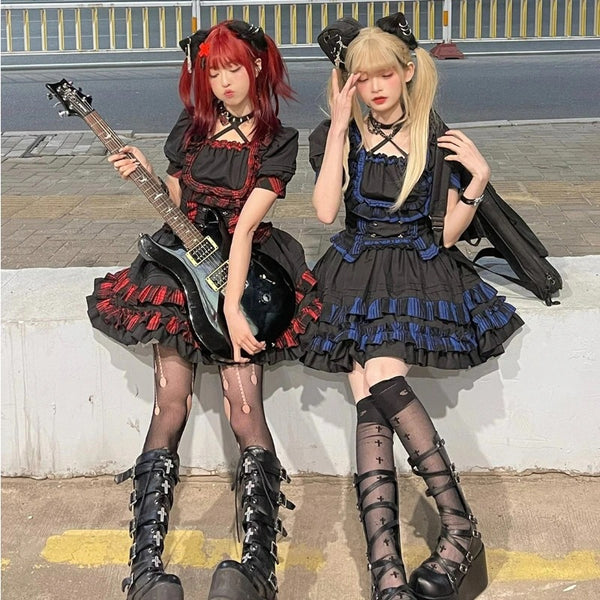 Two punk lolita girl