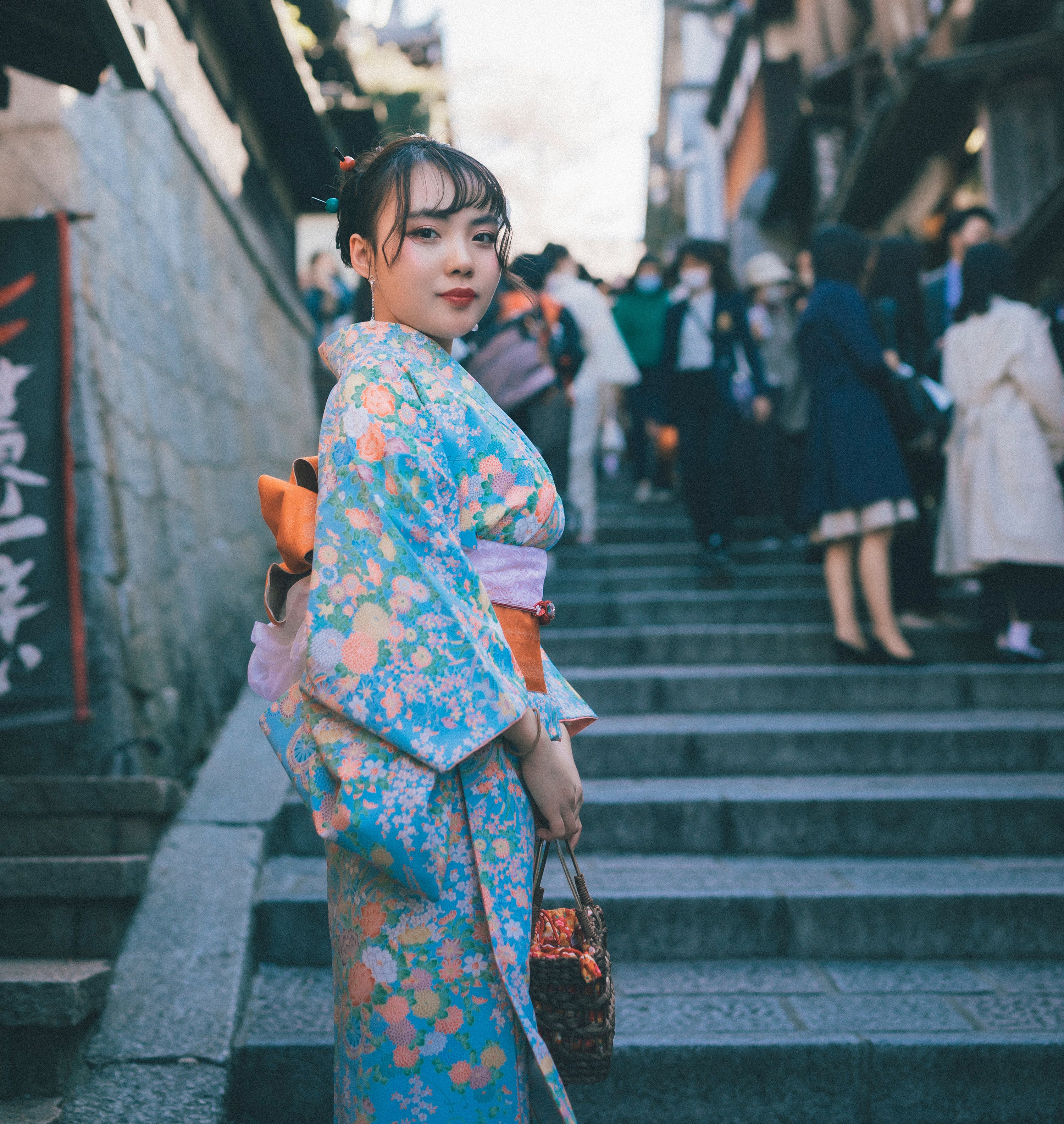 Girl In Traditional Japanese Dress