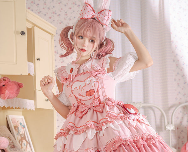 Sweet lolita pink dress