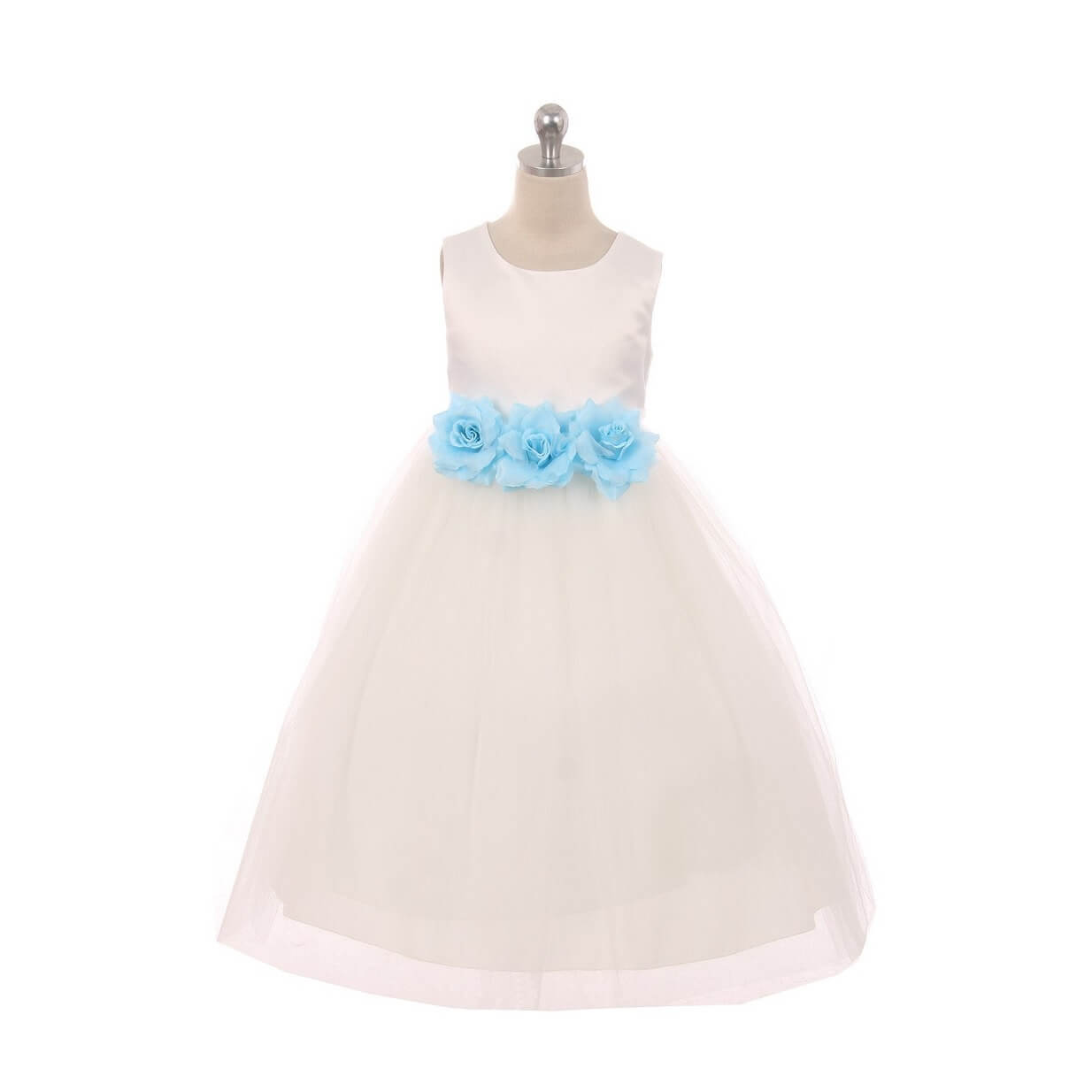 Leilani Dress - Bridal Ivory | UK Flower Girl Boutique