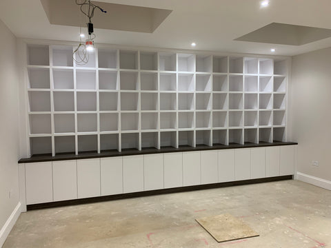 Vinyl Storage Unit for the wall, holding 6,000 vinyls