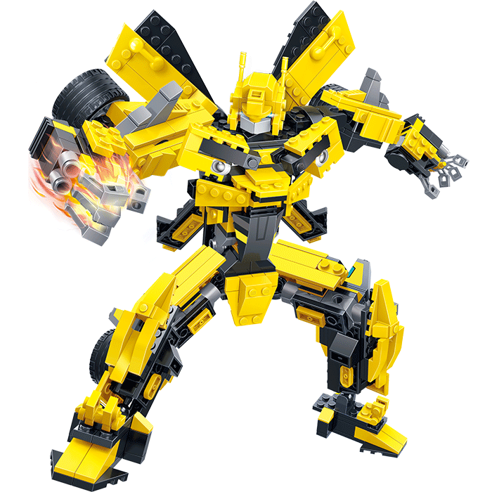 yellow toy robot