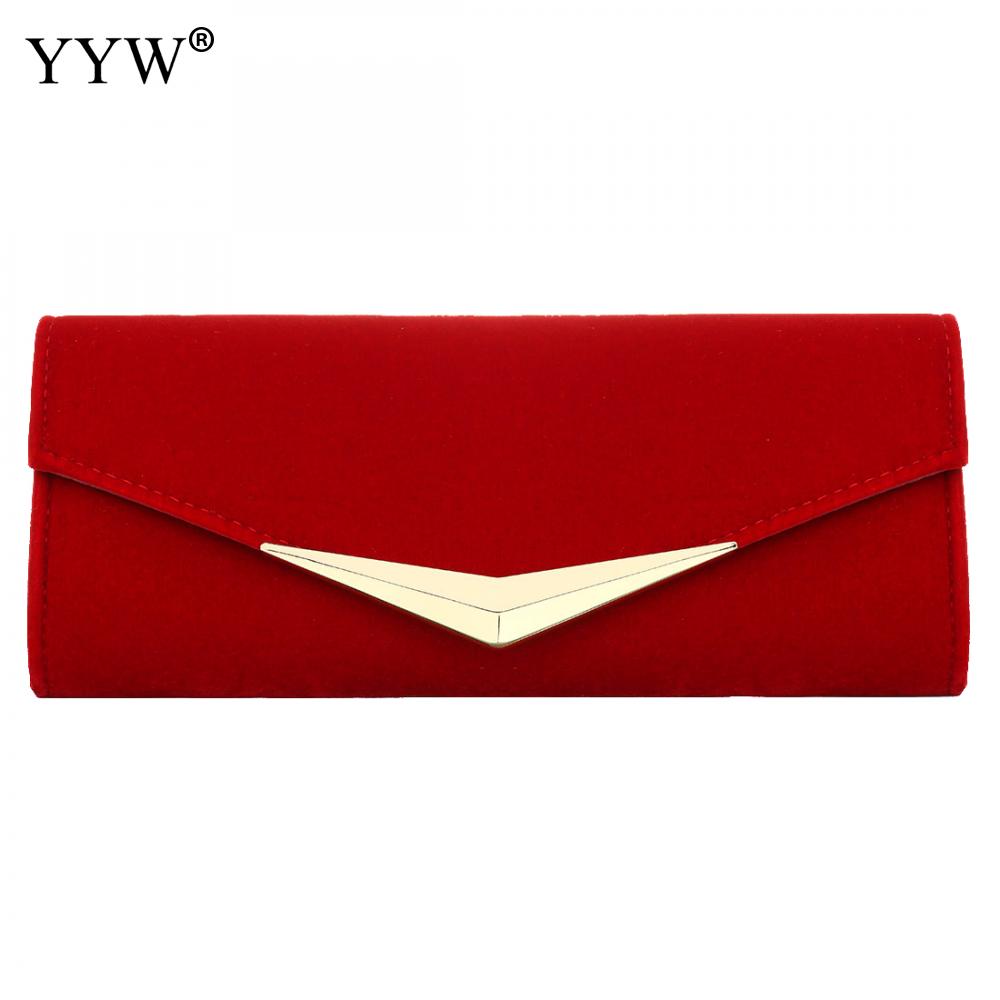 small red clutch bag