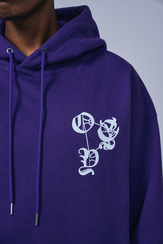 再入荷 【OY(オーワイ)】DEVIL LOGO HOODIE デビルロゴ パープル | www