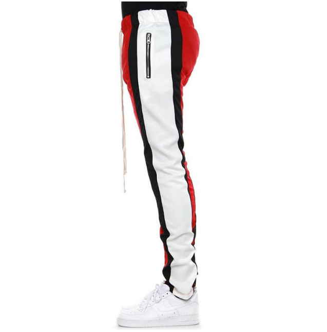 black and red eptm track pants