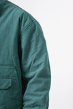 ANGLAN(アングラン )  Padded Snap Shirt Jacket - Green